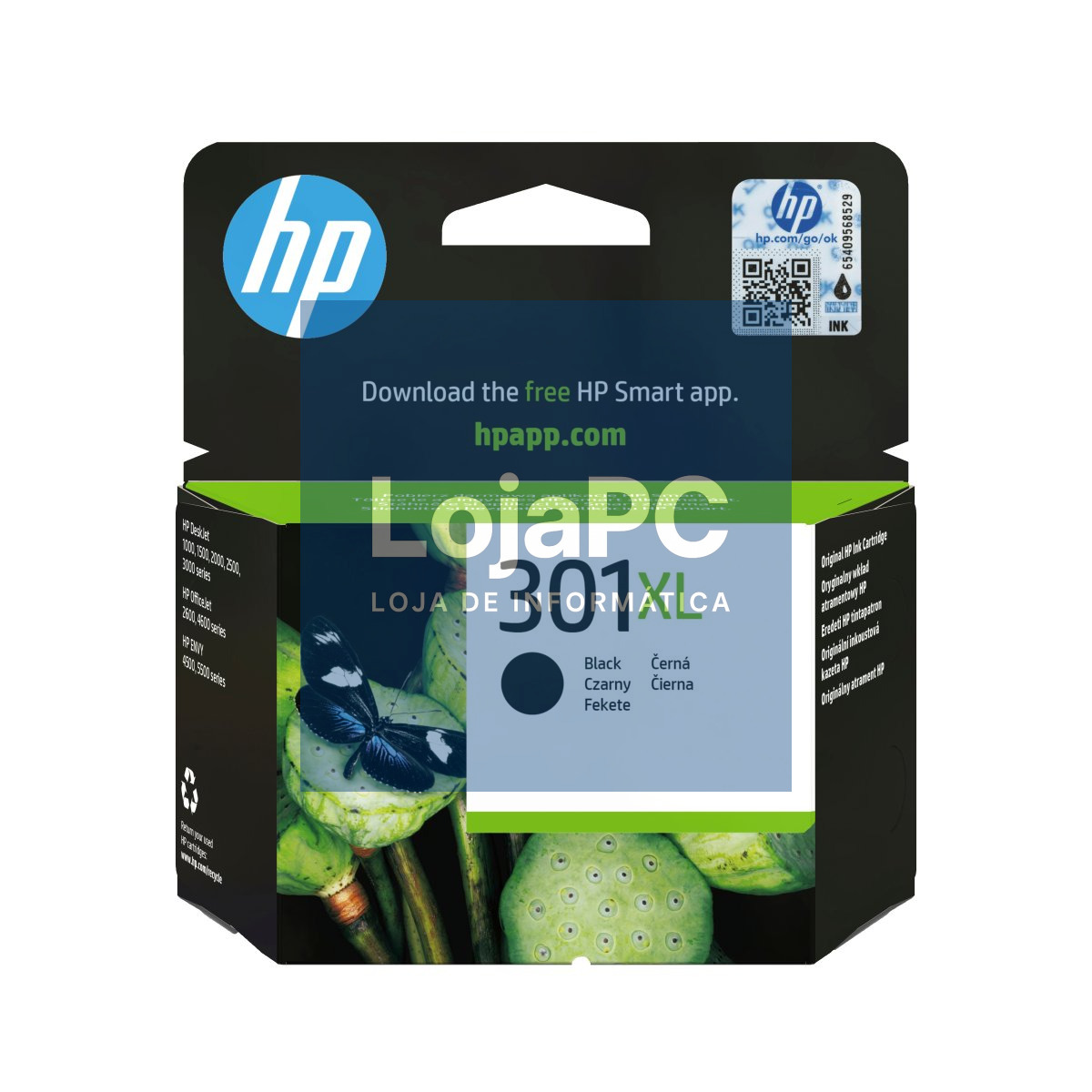 HP 301XL High Yield Black Original Ink Cartridge