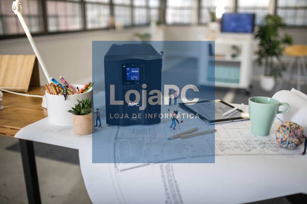 APC Smart-UPS C 1500VA LCD UPS AC 230V 900Watt 1500VA USB output connectors 8 Black with APC SmartConnect