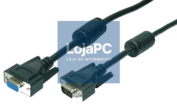 CABLE VGA M-H 1.8M HD DB15 EXTENSOR LOGILINK BLANC