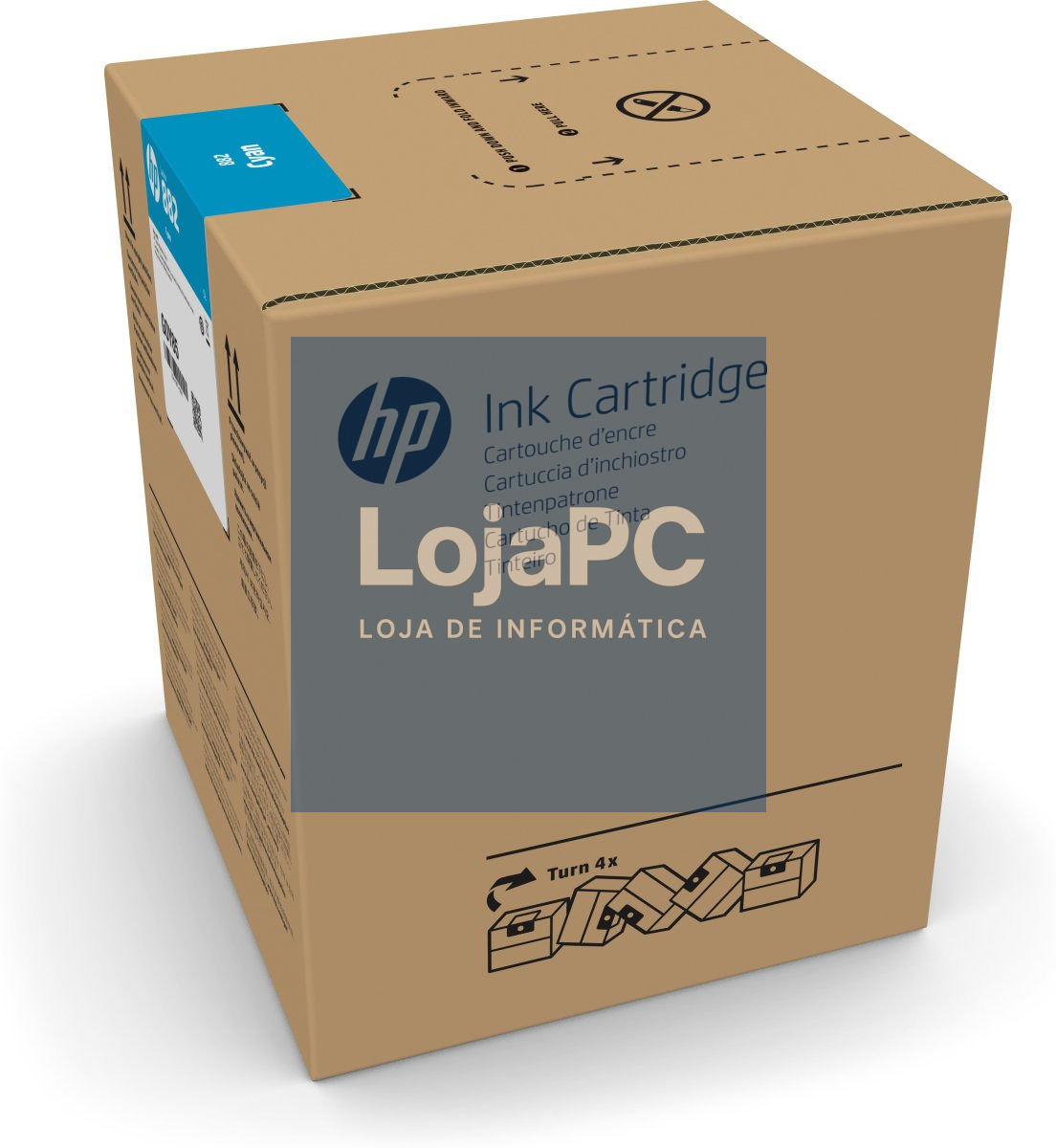HP 882 5L Cyan Latex Ink Cartridge