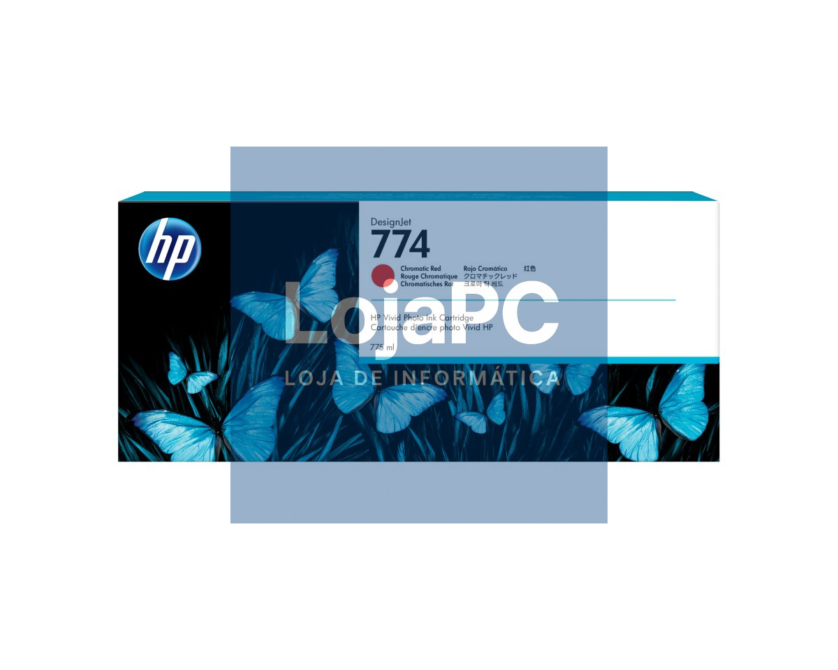 HP 774 775-ml Chromatic Red Ink Cartridge