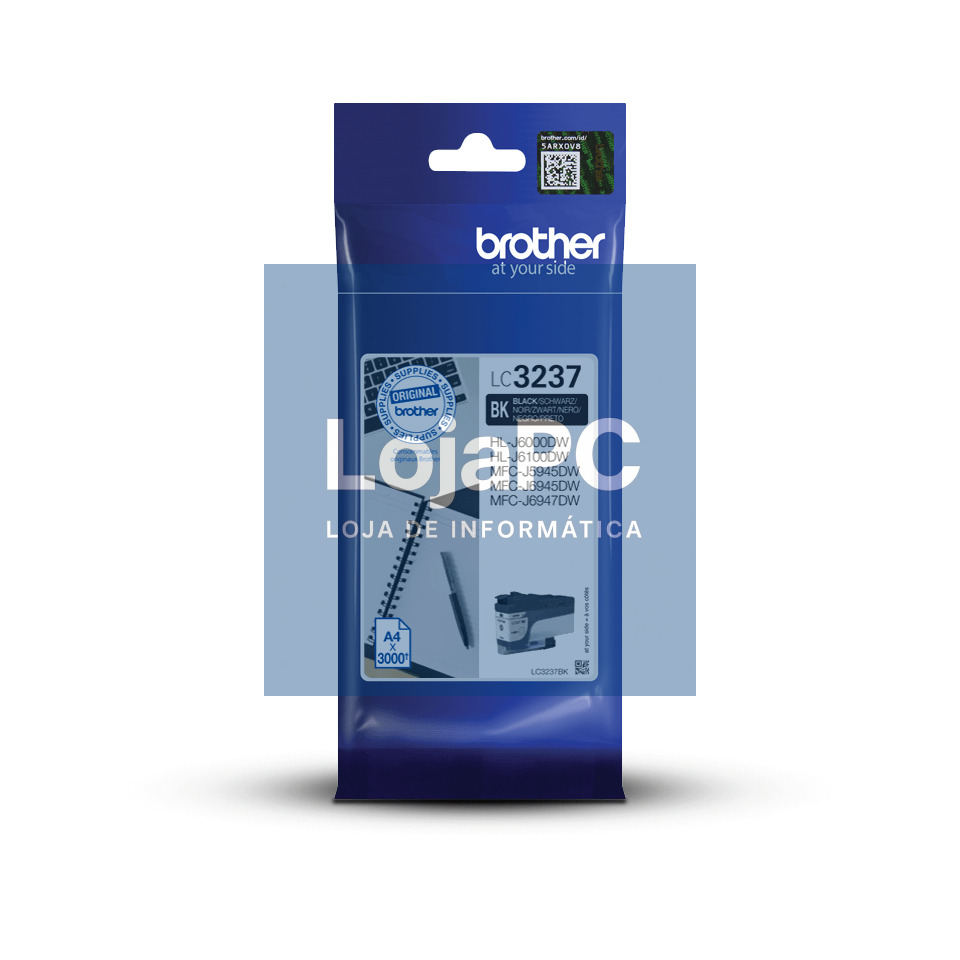 BROTHER LC-3237BK Black Ink 3000 pages