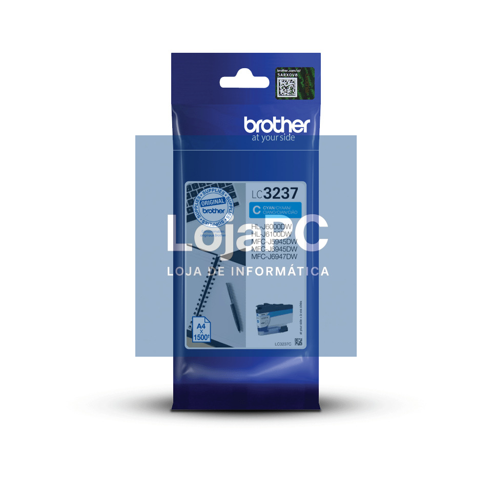BROTHER LC-3237C Cyan Ink 1500 pages