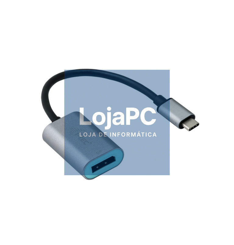 I-TEC USB C to Display Port Metal Adapter 1x DP 4K 60Hz Ultra HD compatible with Thunderbolt 3