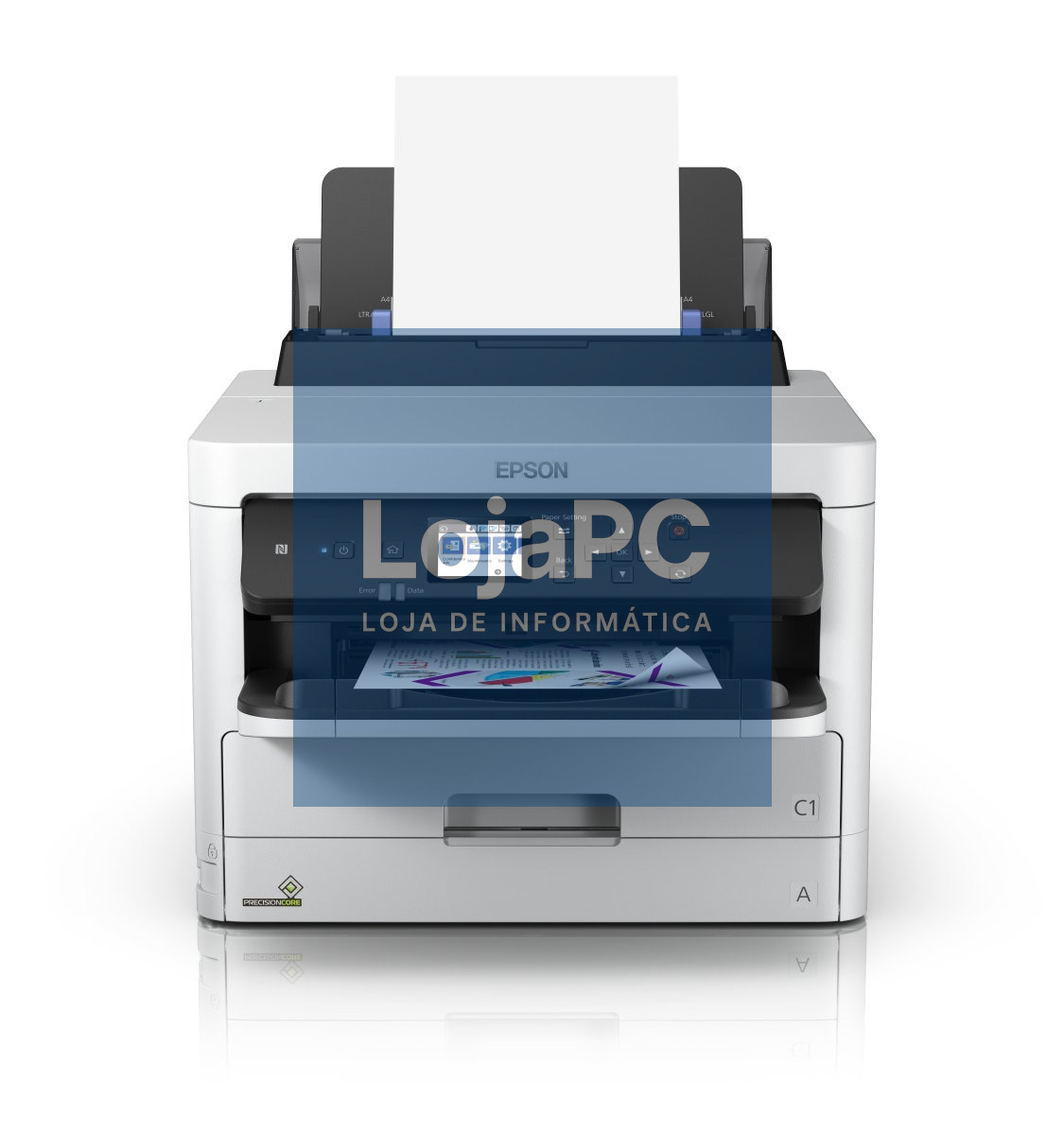 Tinteiro EPSON T01D Ciano XXL - WorkForce Pro WF-C529R / C579R