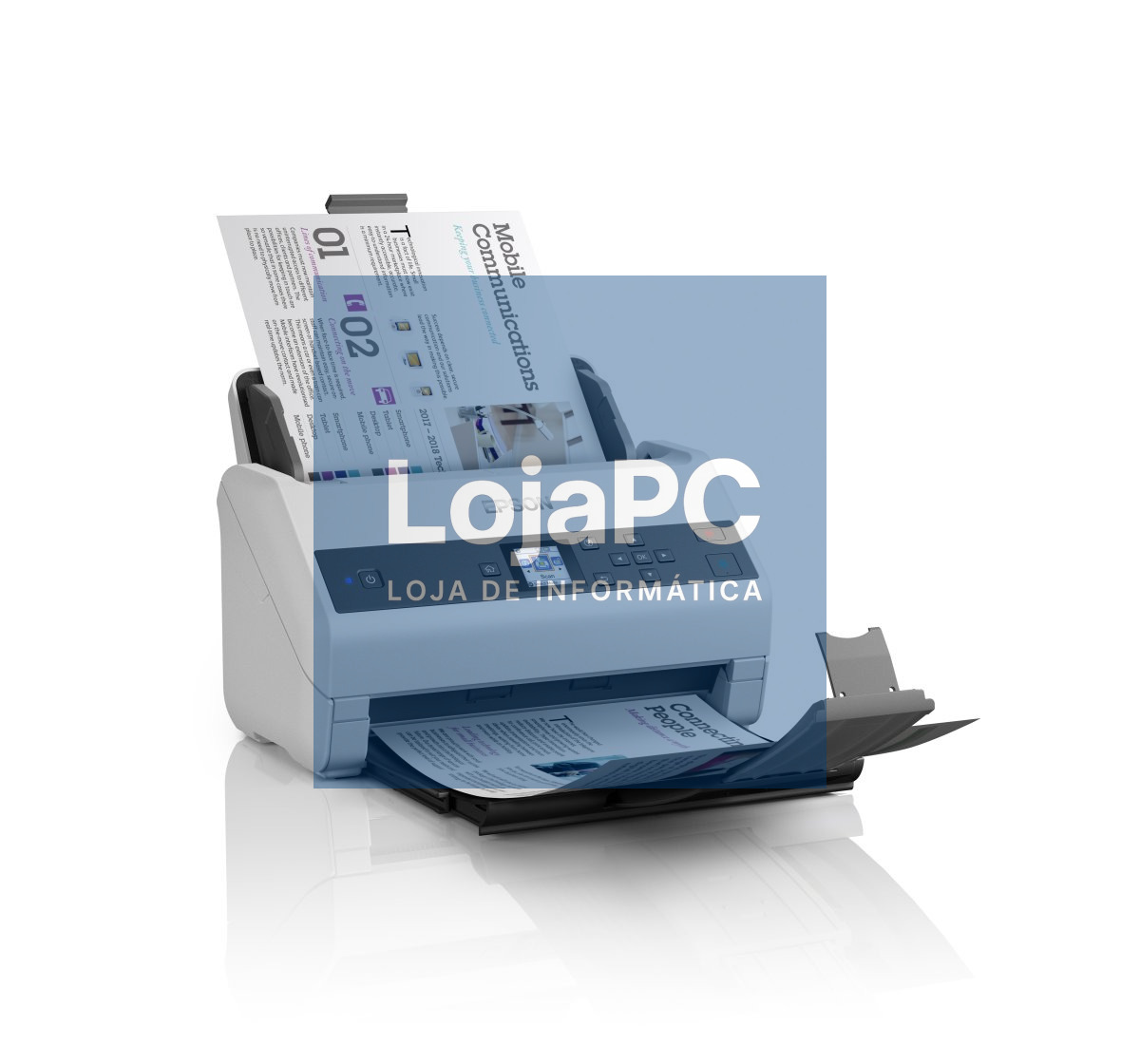 EPSON WorkForce DS-970 Document scanner Contact Image Sensor CIS Duplex A4 600x600dpi 85ppm ADF 100sheets 9000scans/d USB 3.0