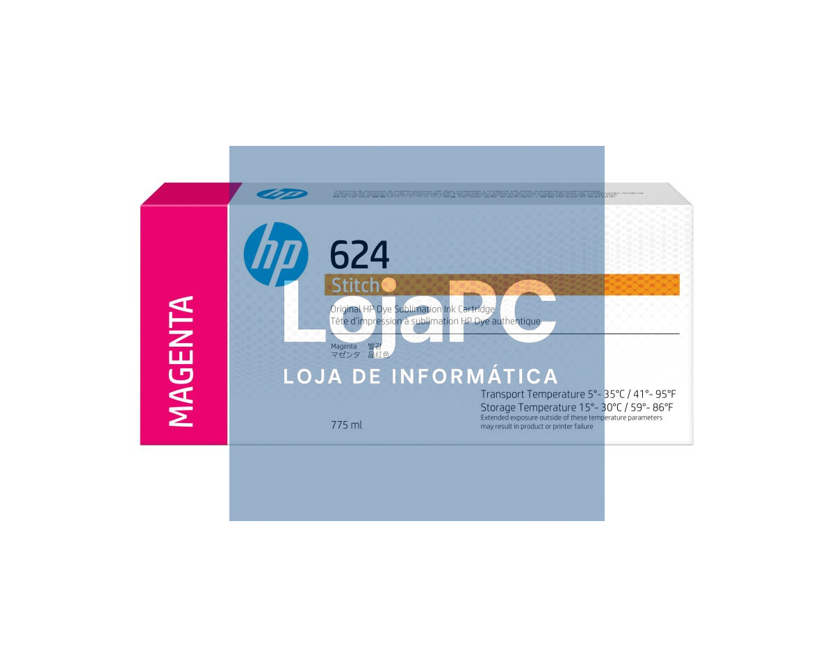 HP 624 775ml Magenta Dye Sublimation Ink Cartridge