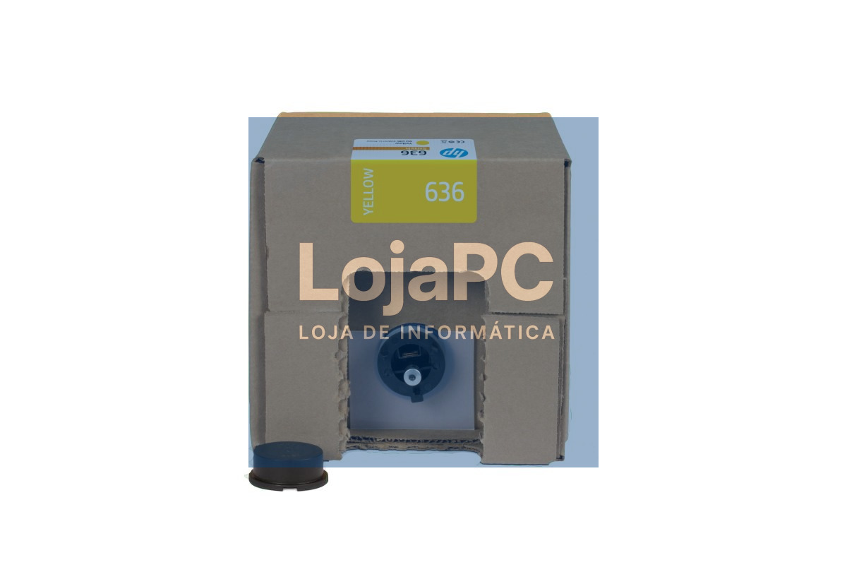 HP 636 3-liter Yellow Dye Sublimation Ink Cartridge