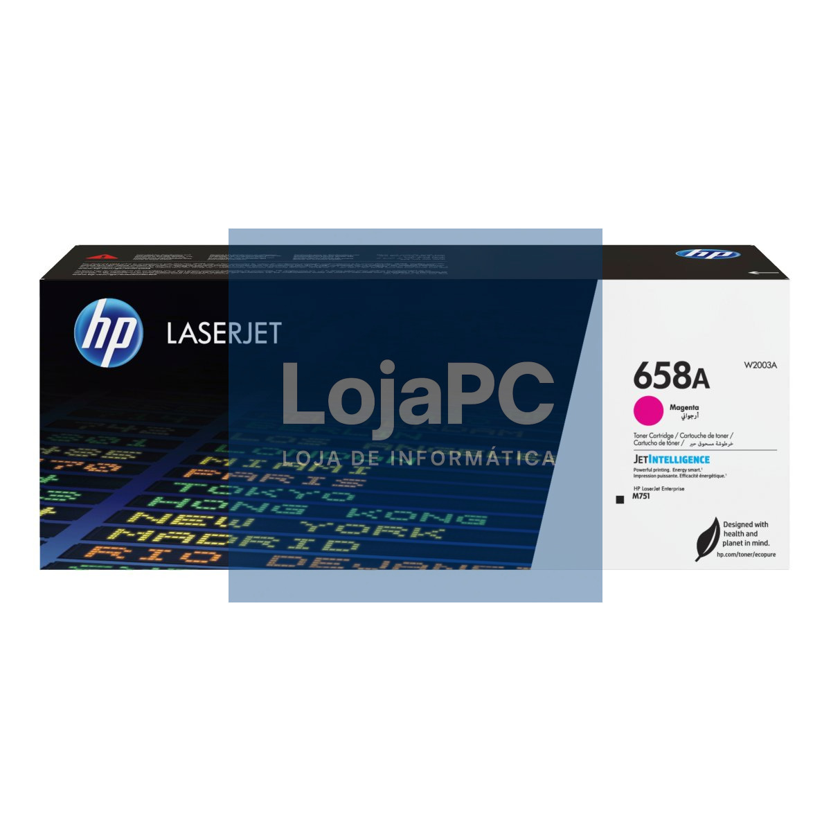 HP 658A Magenta LaserJet Toner Cartridge