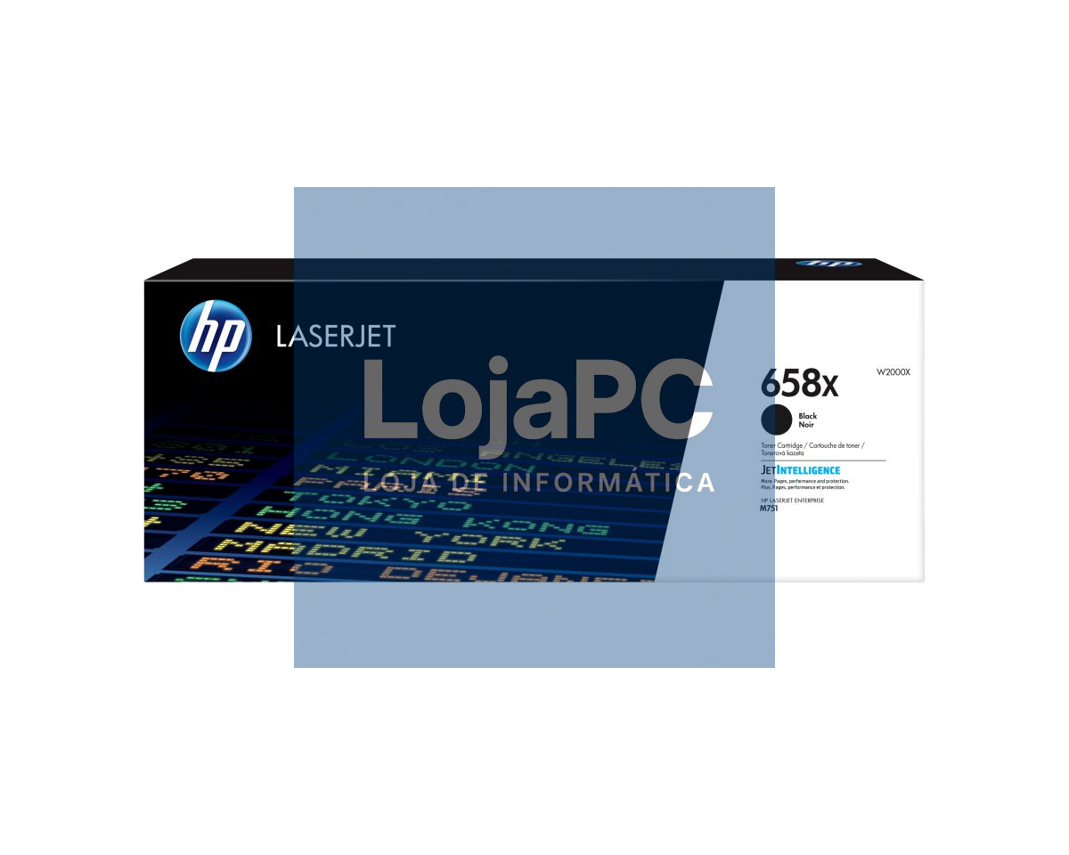 HP 658X Black LaserJet Toner Cartridge