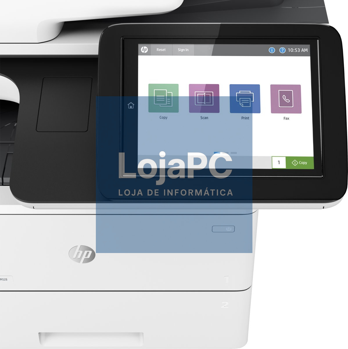 HP LaserJet Enterprise MFP M528dn MFP Mono laser A4 43ppm Copy 43ppm Print 650sheets USB LAN