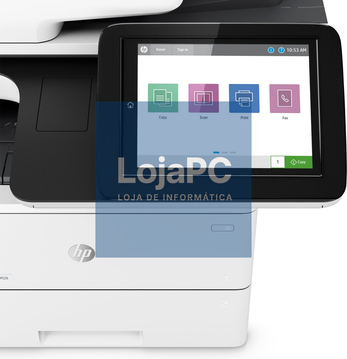 HP LaserJet Enterprise MFP M528f MFP Mono laser A4 43ppm Copy 43ppm Print 650sheets USB LAN