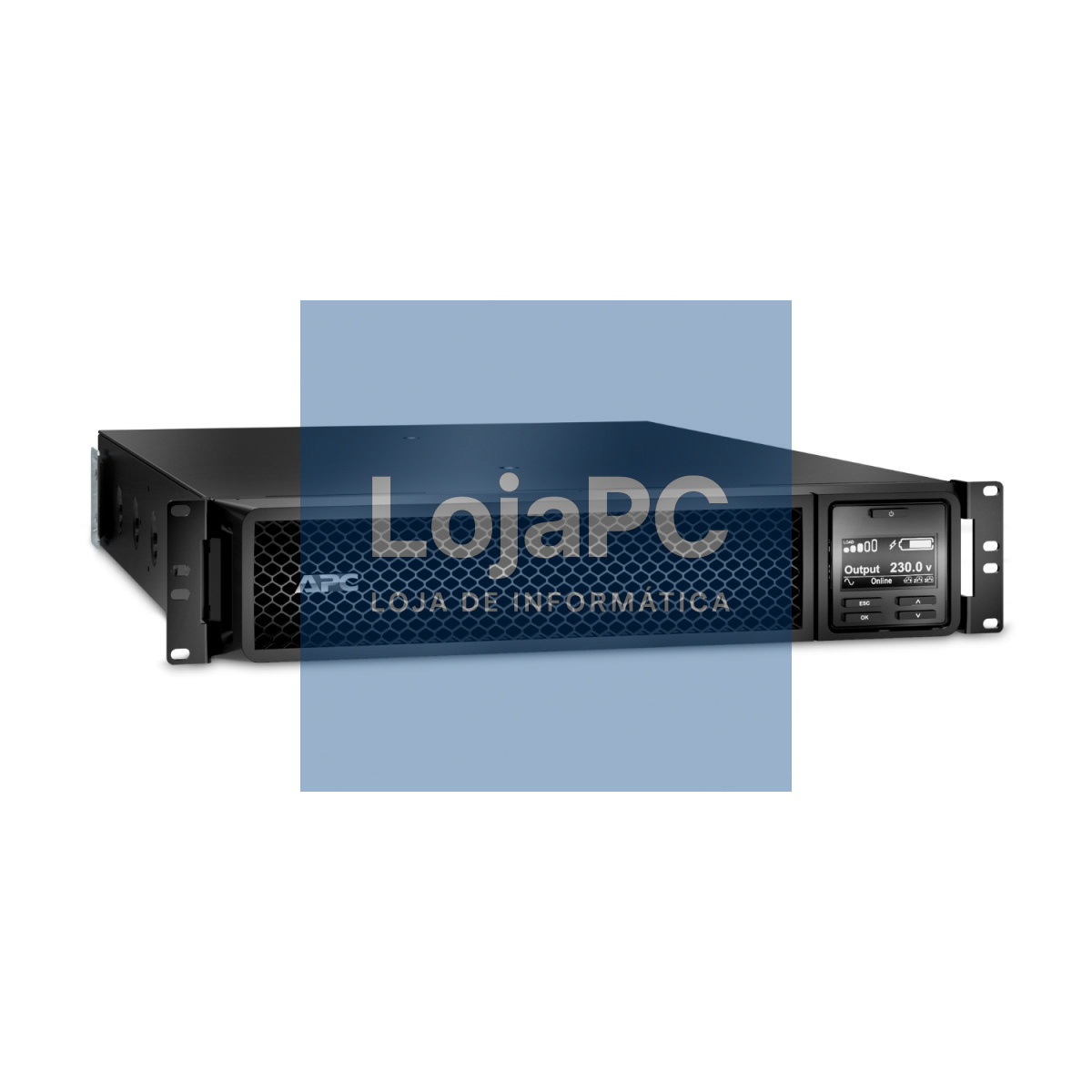 APC Smart-UPS SRT 1500VA RM UPS Rack AC 220/230/240V 1.5 kW 1500VA RS-232 USB output connectors 6 PFC 2U Black