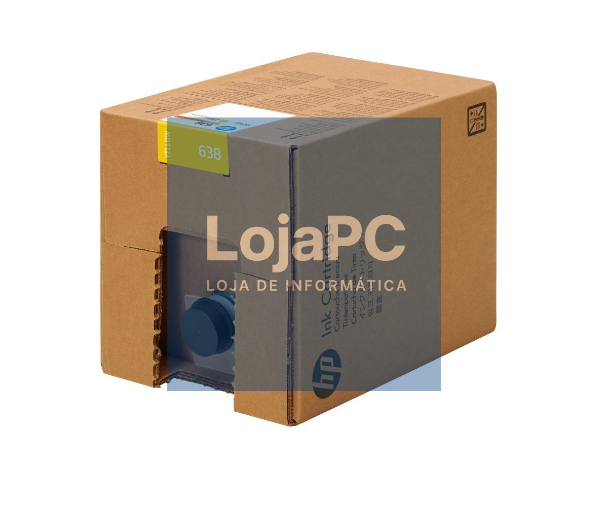 HP 638 10L Yellow Stitch Ink Cartridge