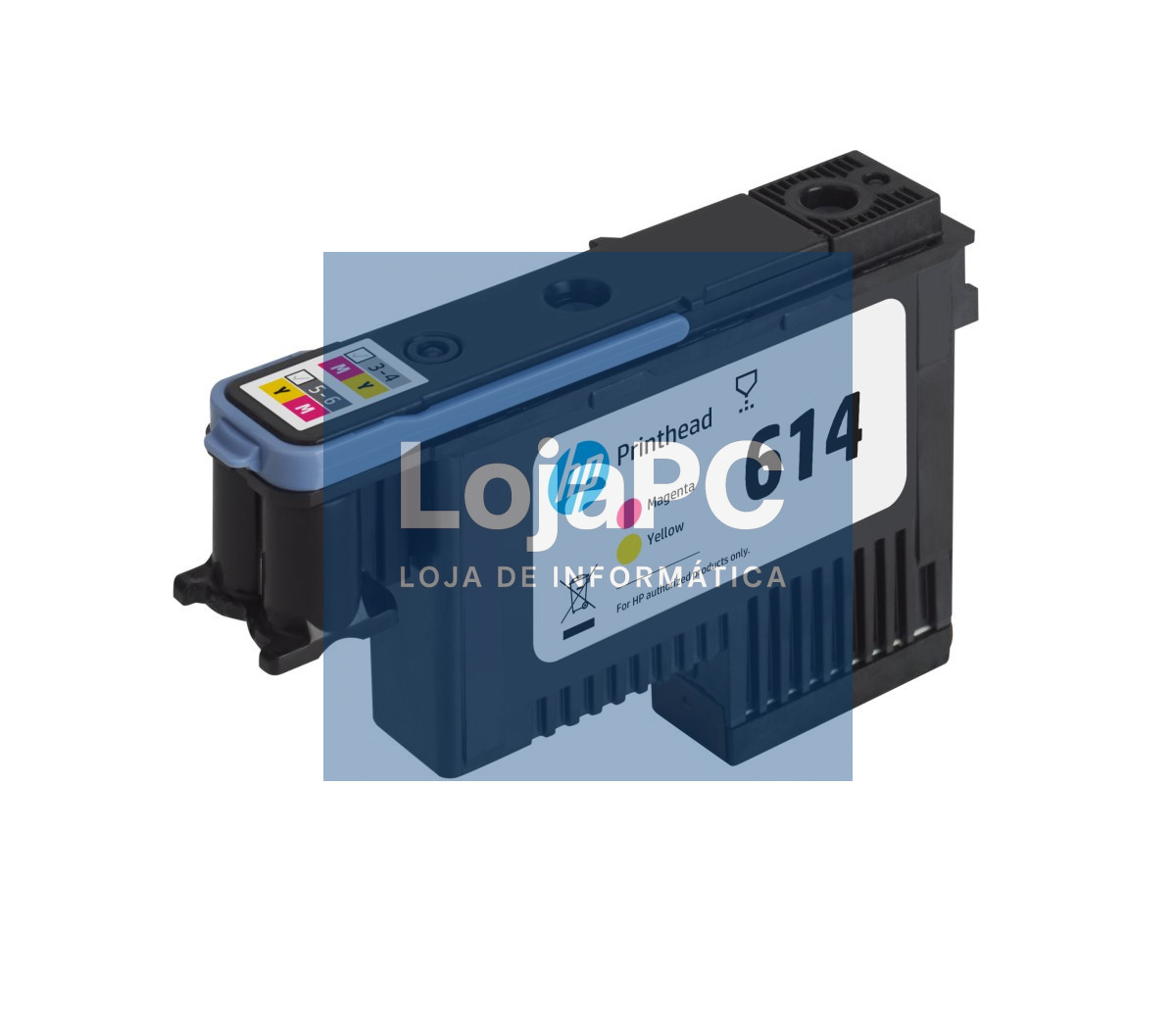 HP 618 Magenta and Yellow Stitch Printhead