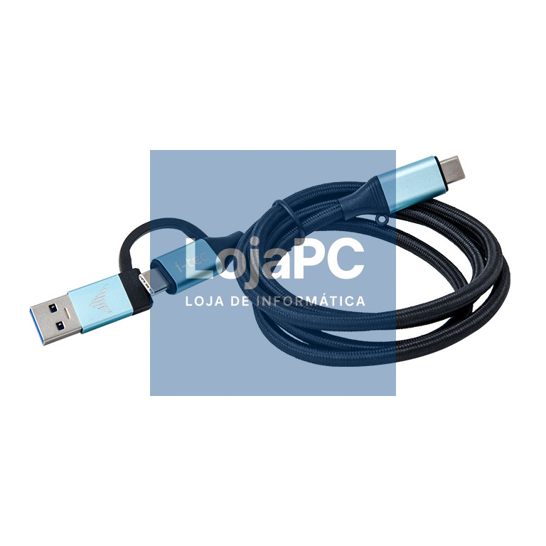I-TEC USB-C to USB-C Cable with integrated USB 3.0 Adapter 100cm
