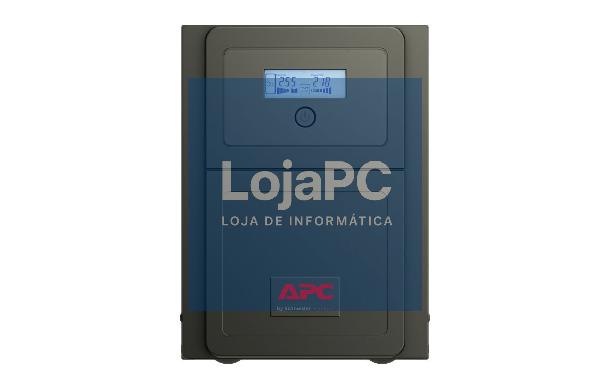 APC Easy UPS SMV SMV750CAI UPS AC 220/230/240V 525Watt 750VA 7Ah USB RS-232 output connectors 6