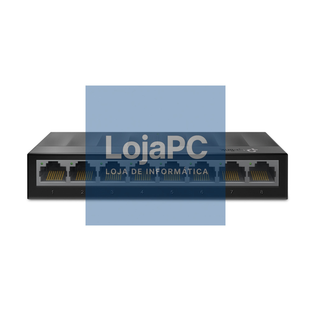 TP-LINK LiteWave 8-Port Gigabit Desktop Switch 8 Gigabit RJ45 Ports Desktop Plastic Case