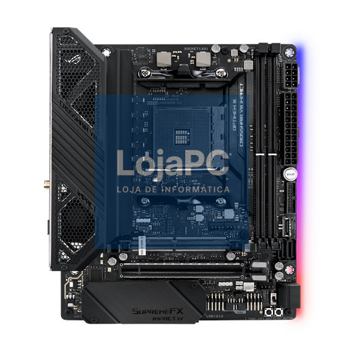 ASUS ROG CROSSHAIR VIII IMPACT AMD AM4 X570 Mini-DTX enthusiast gaming SO-DIMM.2 card dual M.2 Wi-Fi 6 802.11 ax PCIe 4.0
