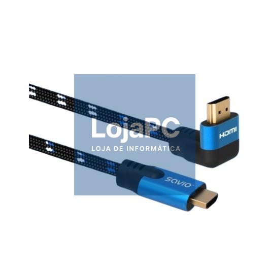 CABLE HDMI 2.1 (M) ANGULAR 8K SAVIO CL-147 1.8M