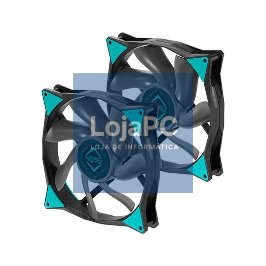 VENTILADOR 140X140 ICEBERG-THERMAL ICEGALE BLACK 2P