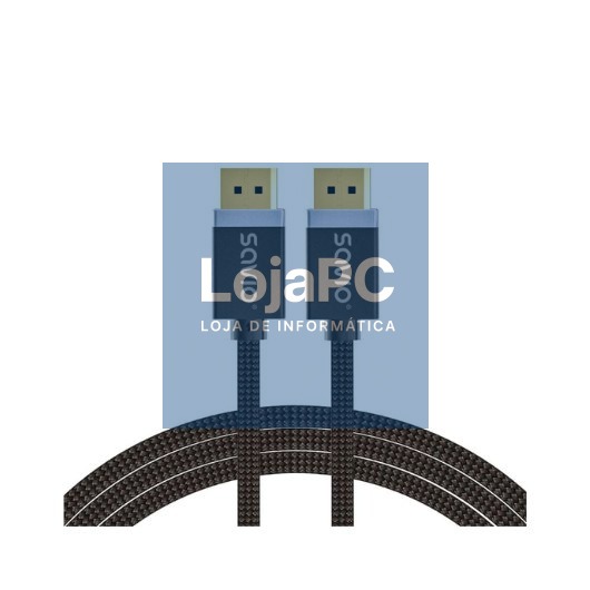 CABLE SAVIO DISPLAYPORT (M) - DISPLAYPORT (M) 2M