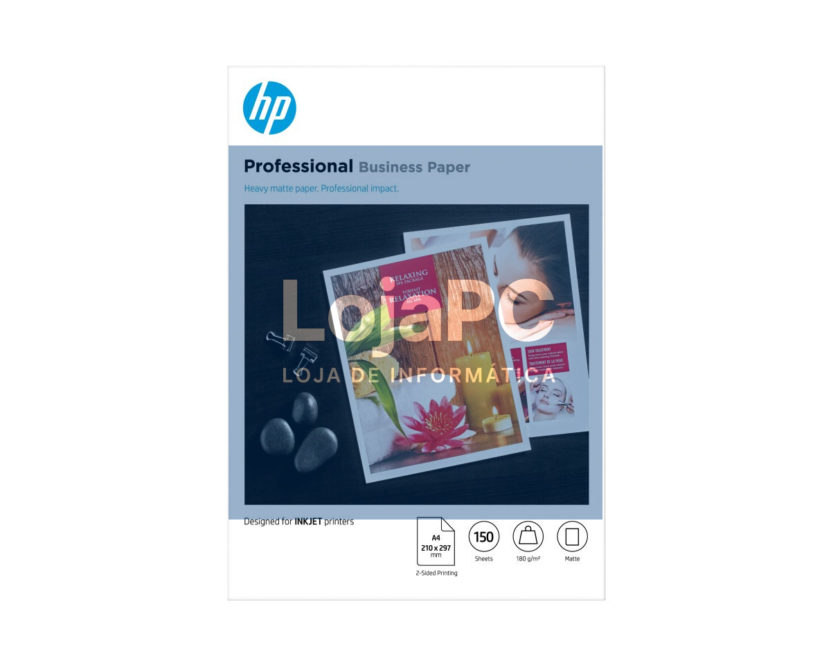 HP Prof Matte Ij A4 180g 150sh FSC Paper