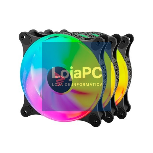 FAN 120X120 SAVIO BLAST ARGB PACK 3 PCS