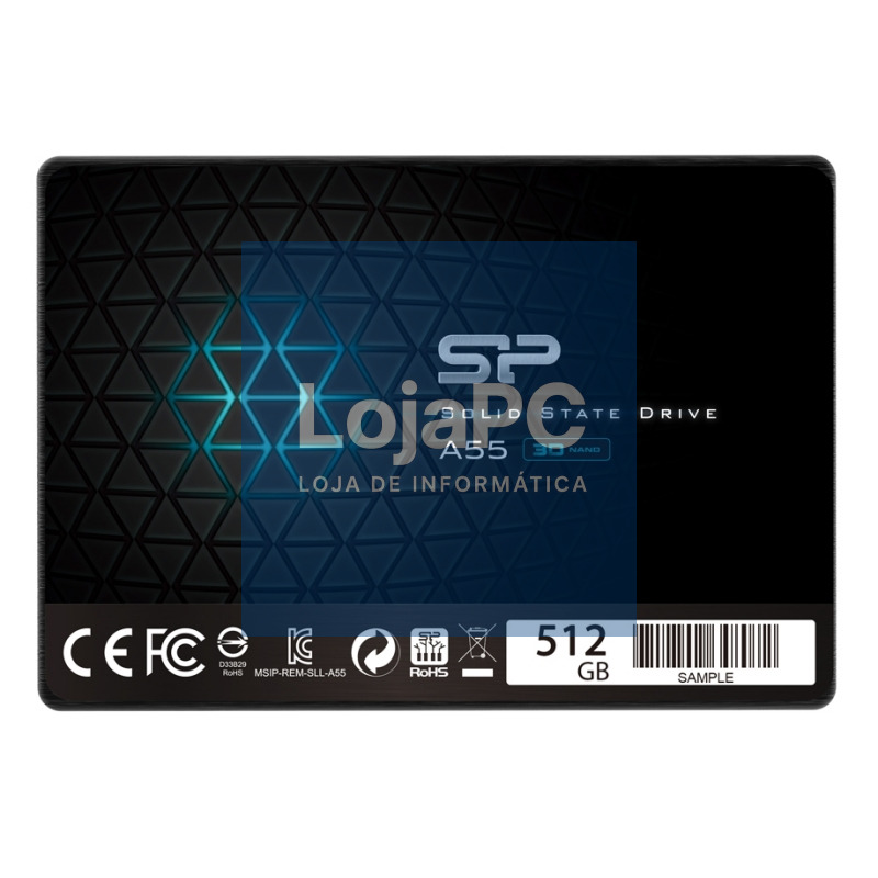 SILICON POWER SSD Ace A55 512GB 2.5inch SATA III 6GB/s 560/530 MB/s