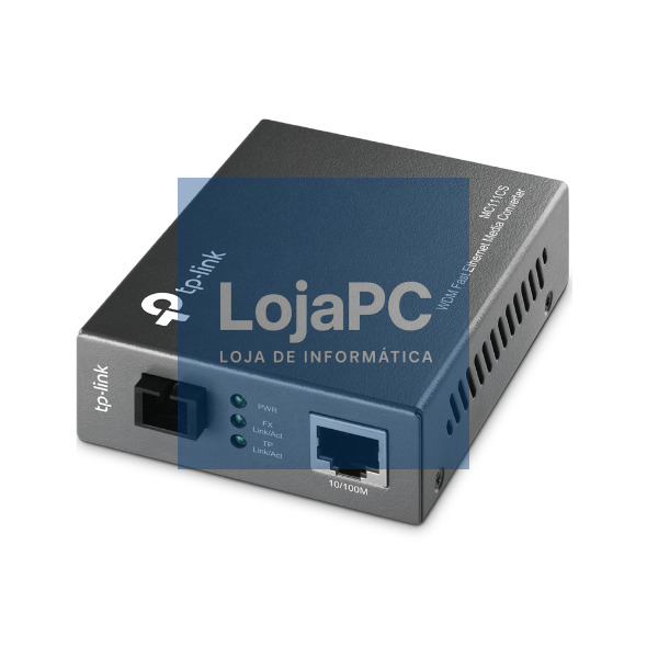 TP-LINK MC111CS WDM Media Converter 100FX SM SC 20km TX/RX:1550/1310nm