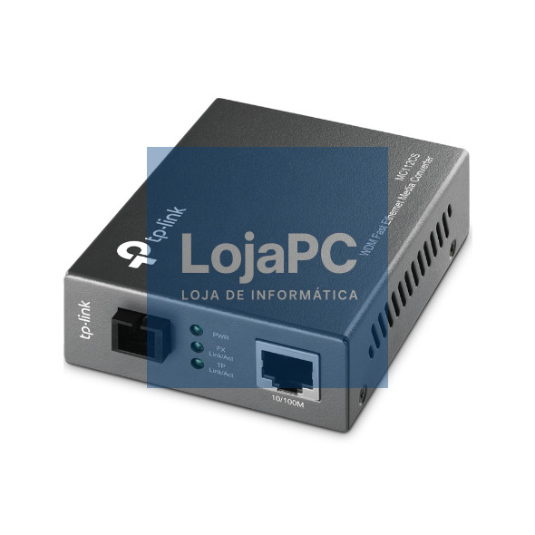 TP-LINK MC112CS WDM Media Converter 100FX SM SC 20 km TX/RX:1310/1550nm