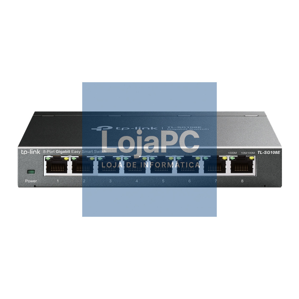 TP-LINK TL-SG108E Easy Smart Switch 8x10/100/1000Mbps Metal case IEEE 802.1p
