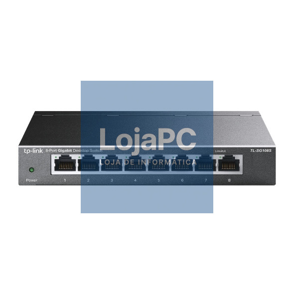 TP-LINK TL-SG108S 8-Port Desktop Gigabit Ethernet Switch Steel Case