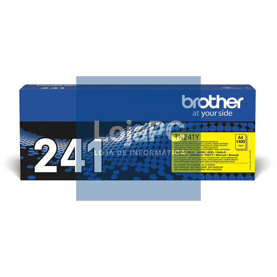 BROTHER TN241Y Toner yellow ptr HL3140CW/3150/3170/DCP9020/MFC9140CDN - 1.400 p
