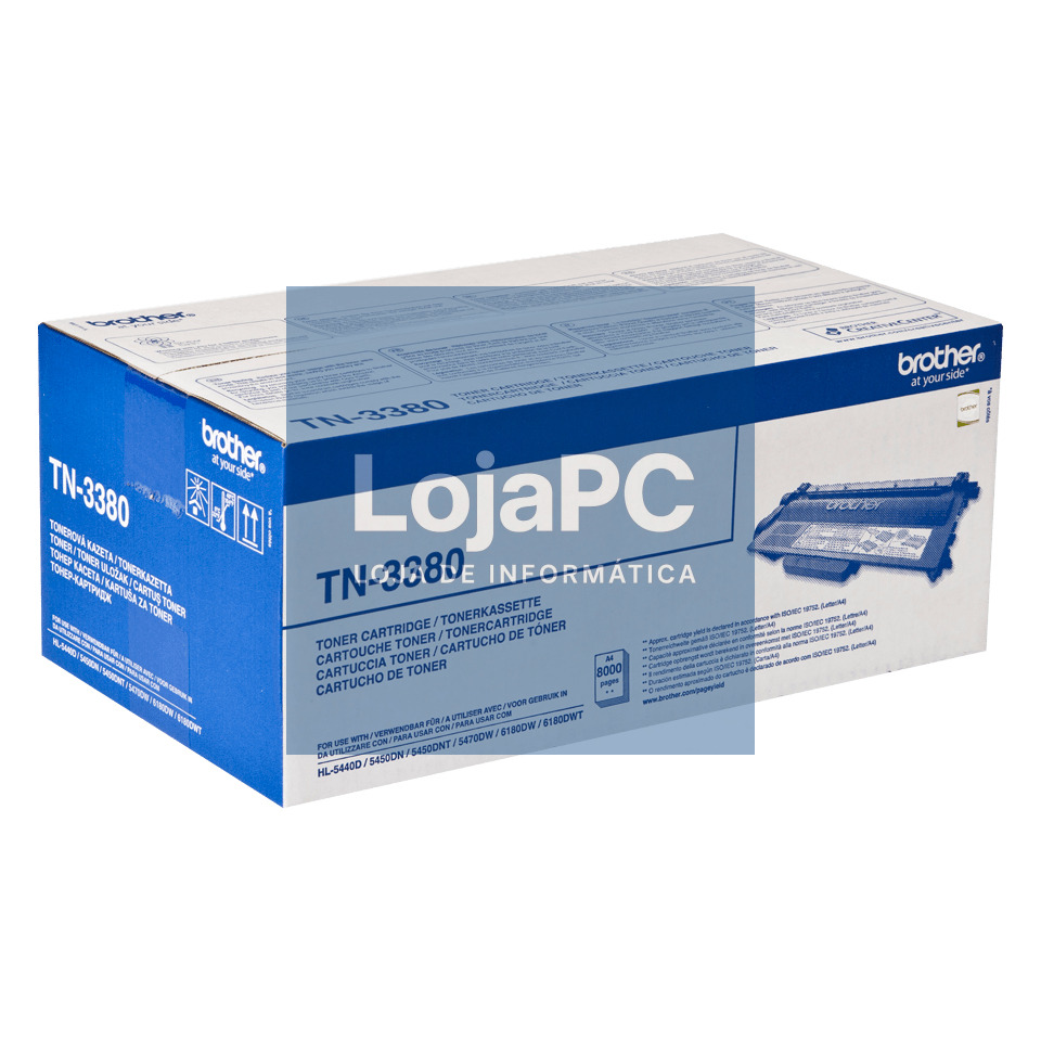 BROTHER TN3380 Toner black ptr HL5440D/5450DN/5470DW/HL6180DW/DCP8110DN/DCP8250D