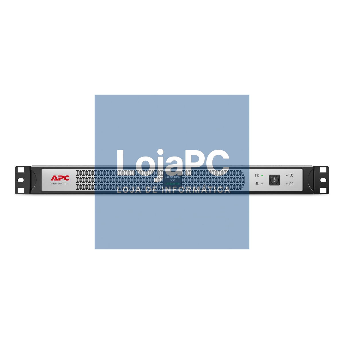 APC Smart-UPS SC SCL500RMI1UNC UPS Rack Li-ion AC 230V 400Watt 500VA Ethernet 10/100 USB output connectors 4 1U Black silver