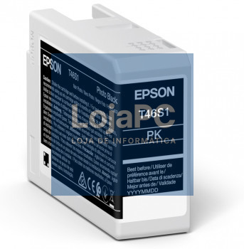 EPSON 5LB Singlepack Photo Black T46S1 UltraChrome Pro 10 ink 26ml