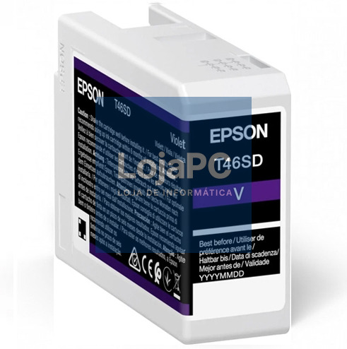 EPSON 1LB Singlepack Violet T46SD UltraChrome Pro 10 ink 26ml