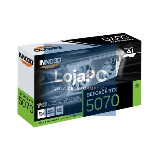 INNO3D RTX 5070 TWIN X2 OC WHITE 12GB GRAPHICS CARD