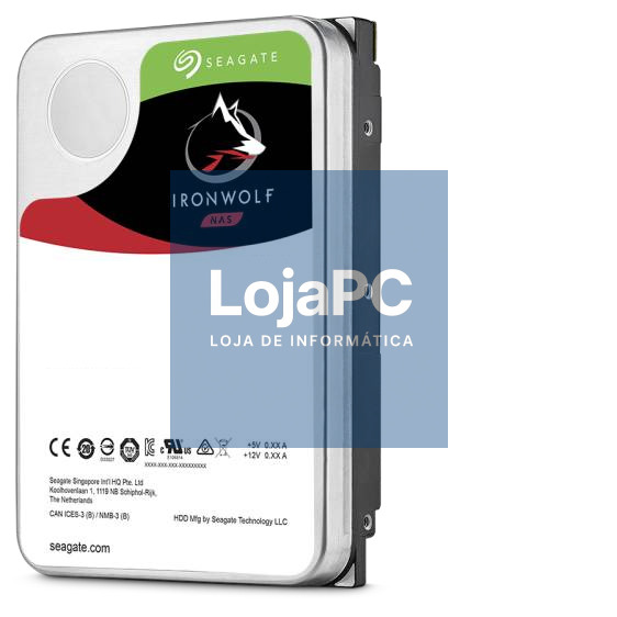 SEAGATE IronWolf 12TB 7200rpm SATA III 3.5inch Internal NAS HDD Retail SinglePack