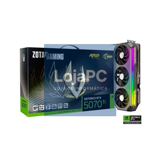 ZOTAC RTX 5070 AMP EXT INFINITY 16GB GRAPHIC CARD