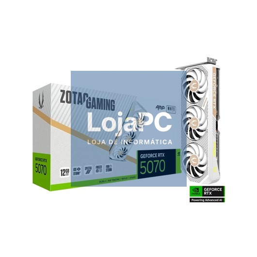 VGA ZOTAC RTX 5070 AMP 12GB GDDR7 WHITE