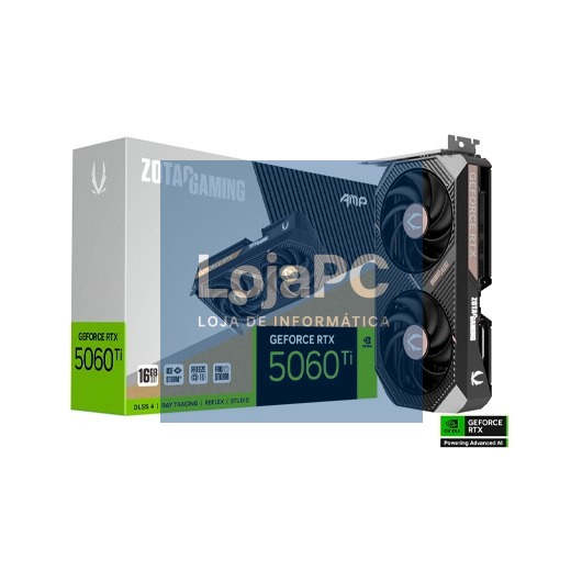 ZOTAC RTX 5060TI 16GB AMP GDDR7 GRAPHICS CARD