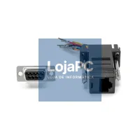 Adaptador RJ45 F/DB9 F Cinza — imagem 1
