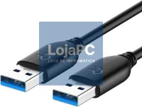 Cabo USB 3.0 tipo A/A 1.50m Preto — imagem 2