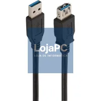 Cabo USB 3.0 tipo A/A 1.50m Preto — imagem 3
