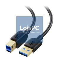 Cabo USB 3.0 tipo A/A 1.50m Preto — imagem 1