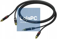 Cabo 2x RCA M/2x RCA M  3mts Preto — imagem 4