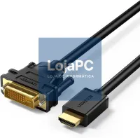 Cabo HDMI M / DVI-D M 1.50M Preto — imagem 2