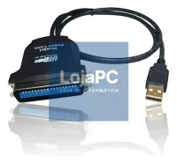Cabo Conversor DDigital USB para Paralelo Preto — imagem 2